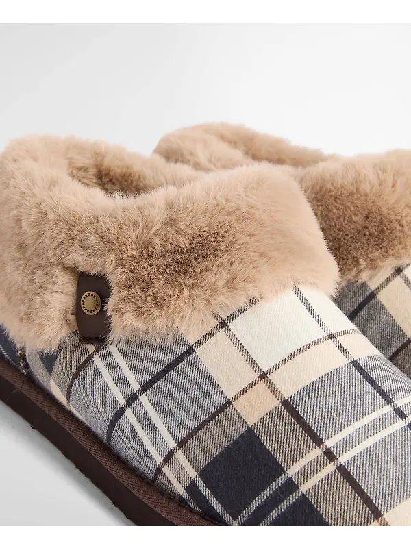 Barbour Women's Eloise Tartan Slipper Boots - Lt Birchwood Dress Tartan Image 2