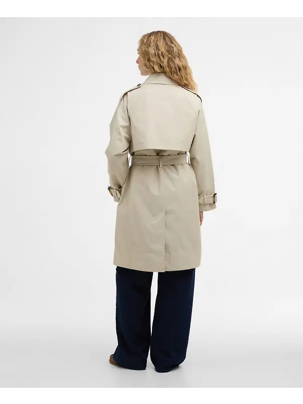 Barbour Women's Maia Showerproof Jacket - Mist / Dress Navy Tartan Image 4