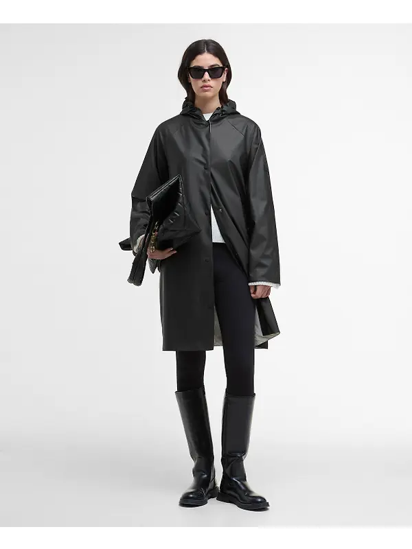 Barbour International Women's Recoleta Showerproof Jacket - Black Image 3