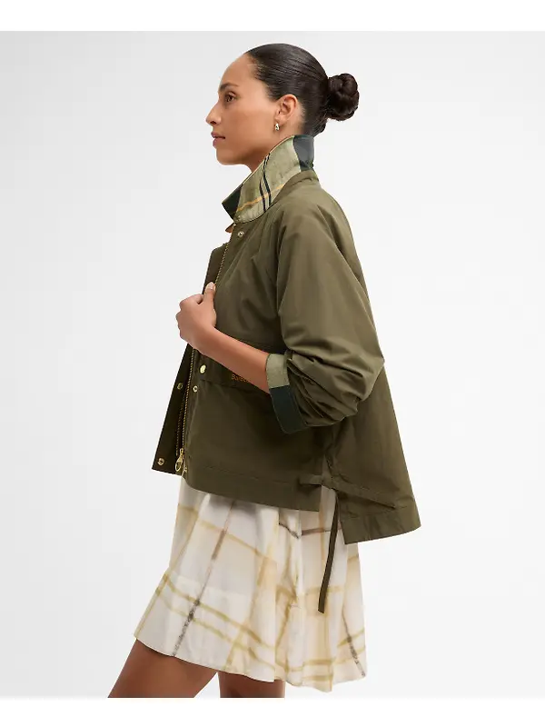 Barbour Women's Medland Showerproof Jacket - Ivy Green/Ancient Image 6