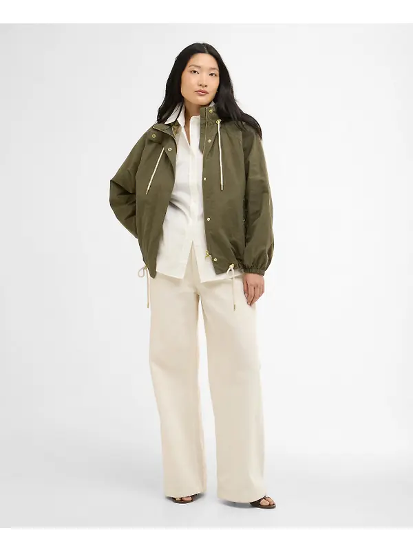 Barbour Women's Hawkridge Showerproof Jacket - Ivy Green/Ancient Image 3