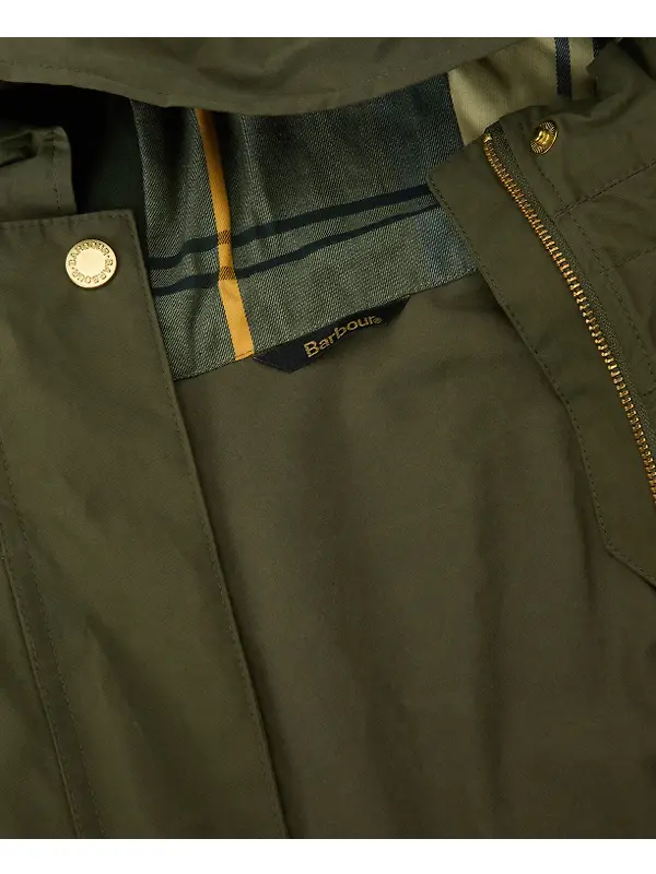 Barbour Women's Hawkridge Showerproof Jacket - Ivy Green/Ancient Image 7