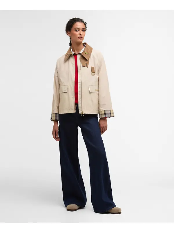 Barbour Women's Icons Spey Showerproof Jacket - Jasmine/Dress Image 3