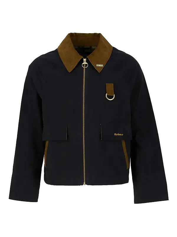 Barbour Women's Icons Spey Showerproof Jacket - Dark Navy/Dress Image 1