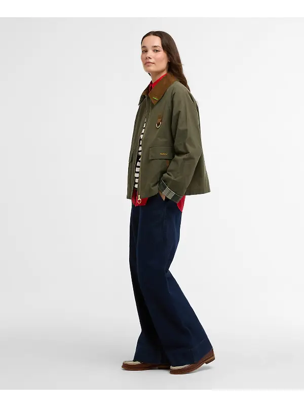 Barbour Women's Icons Spey Showerproof Jacket - Ivy Green/Ancient Image 3