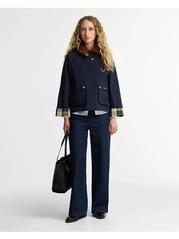 Barbour Women's Terrington SP Quilted Jacket - Dark Navy / Shadow Classic Image 3