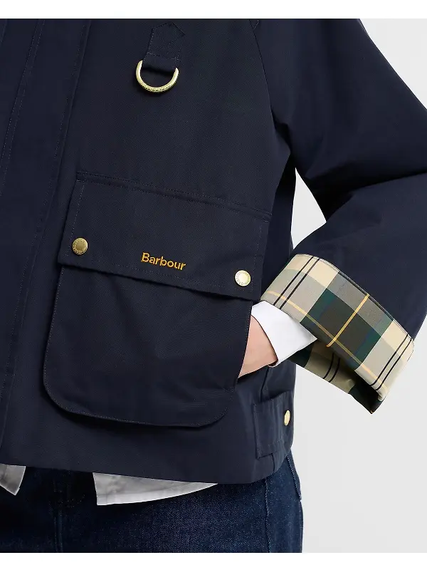 Barbour Women's Terrington SP Quilted Jacket - Dark Navy / Shadow Classic Image 6
