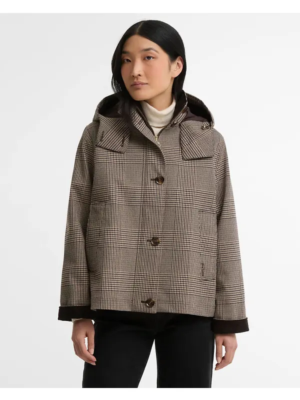 Barbour Women's Connie Showerproof Jacket - Prince Of Wales Check Image 2