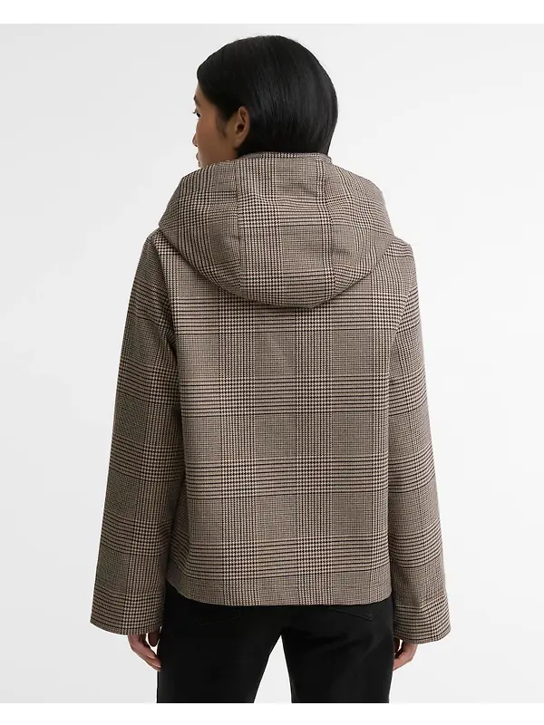 Barbour Women's Connie Showerproof Jacket - Prince Of Wales Check Image 4