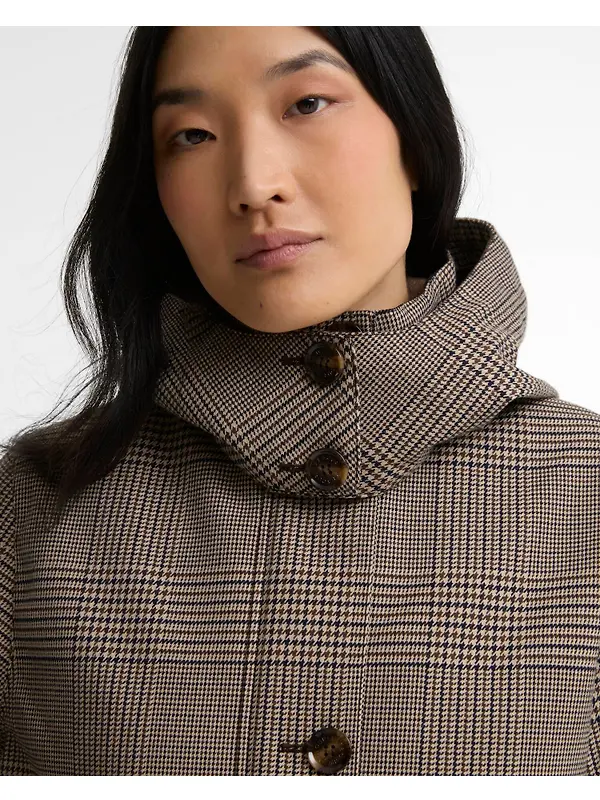 Barbour Women's Connie Showerproof Jacket - Prince Of Wales Check Image 5