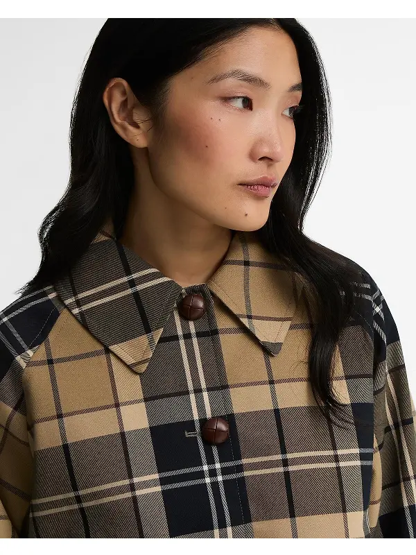 Barbour Women's Delilah Check Jacket - Birchwood Dress Image 6