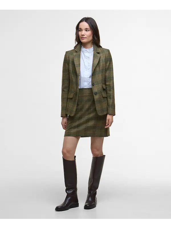 Barbour Women's Carlby Tailored Jacket - Arabesque/Brown Image 3