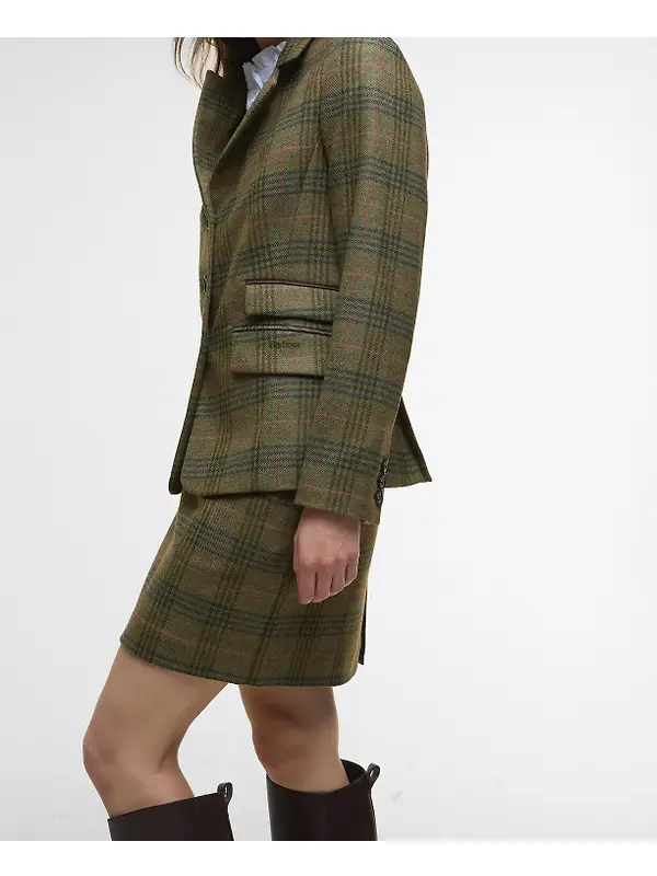 Barbour Women's Carlby Tailored Jacket - Arabesque/Brown Image 6