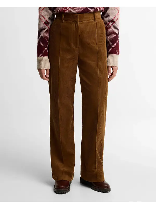 Barbour Women's Emmy Cord Flared Trousers - Tan Image 3