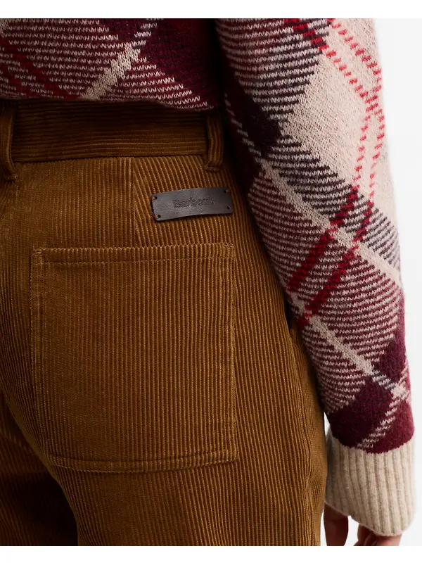 Barbour Women's Emmy Cord Flared Trousers - Tan Image 5