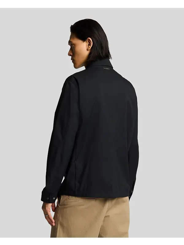 Lyle & Scott Men's Technical Twill Overshirt - Lacquer Image 4