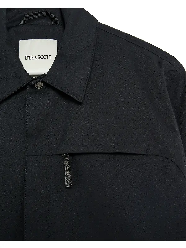 Lyle & Scott Men's Technical Twill Overshirt - Lacquer Image 6