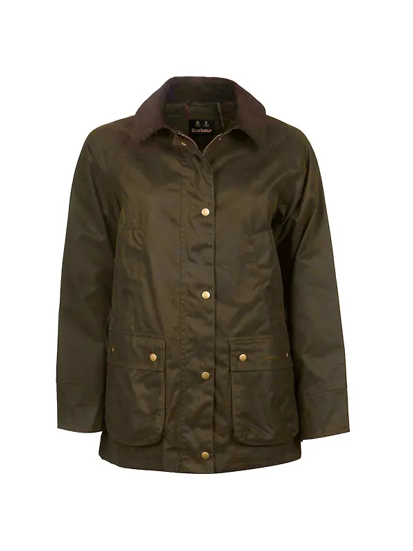 Barbour Women's Acorn Wax Jacket - Olive Image 1