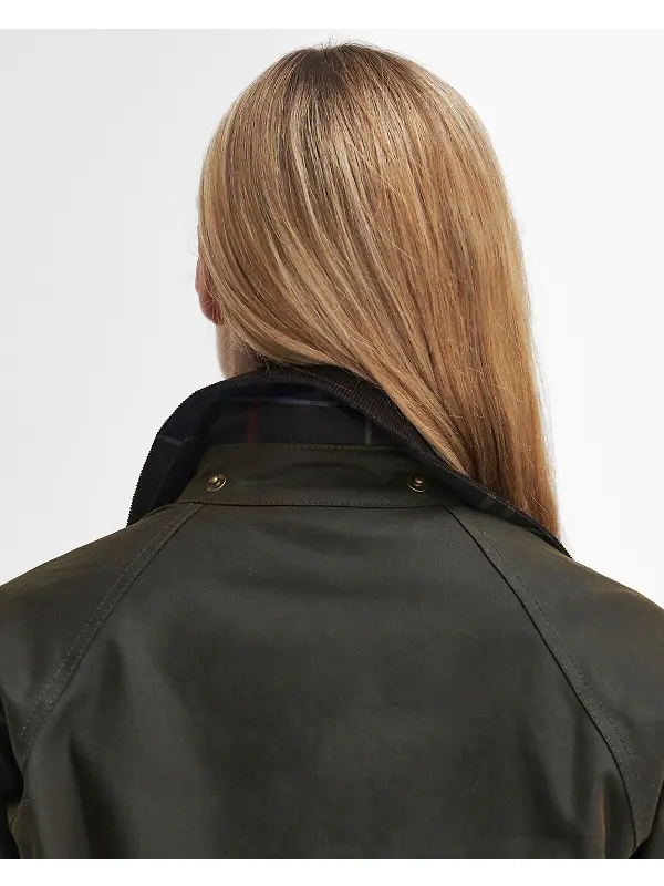 Barbour Women's Acorn Wax Jacket - Olive Image 9