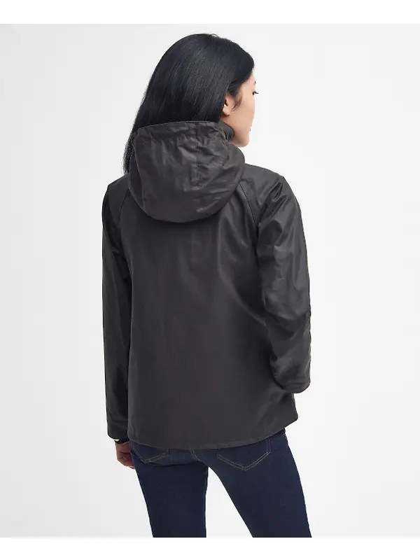 Barbour Women's Avon Waxed Jacket - Olive Image 4