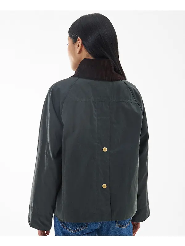 Barbour Women's Catton Wax Jacket - Sage/Ancient Image 4