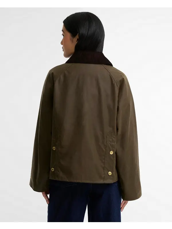 Barbour Women's Cottingham Wax Jacket - Beech / Ancient Image 4