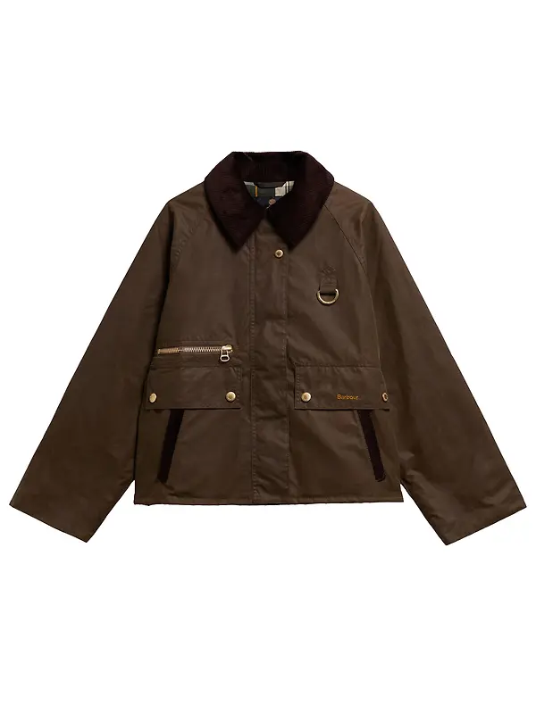Barbour Women's Cottingham Wax Jacket - Beech / Ancient Image 1
