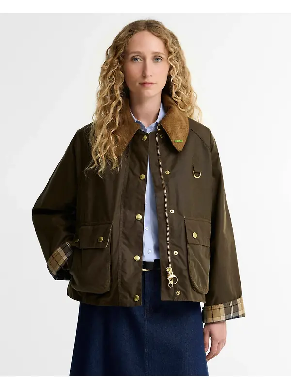 Barbour Women's Icons Modern Spey Waxed Jacket - Beech / Birchwood Image 2
