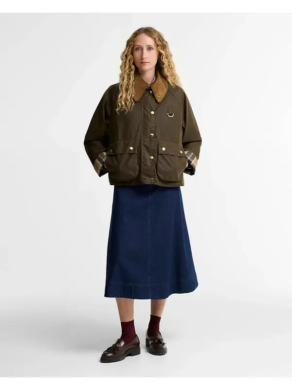 Barbour Women's Icons Modern Spey Waxed Jacket - Beech / Birchwood Image 3
