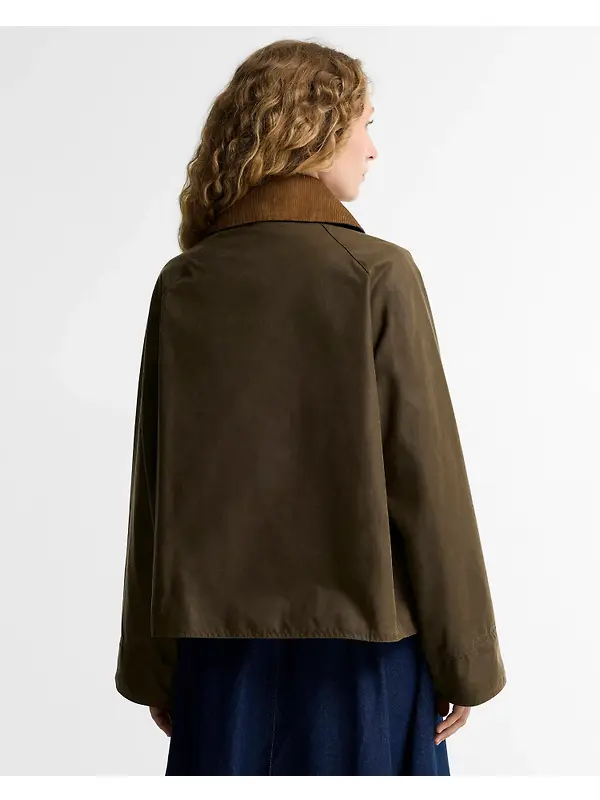 Barbour Women's Icons Modern Spey Waxed Jacket - Beech / Birchwood Image 4