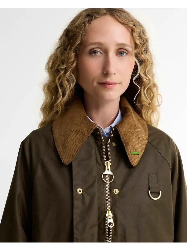 Barbour Women's Icons Modern Spey Waxed Jacket - Beech / Birchwood Image 6