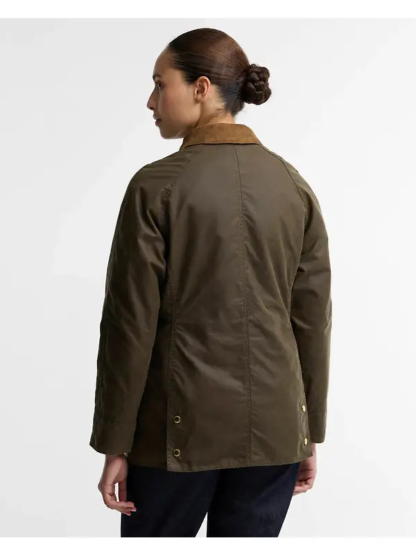 Barbour Women's Icons Beadnell Waxed Jacket - Beech / Birchwood Image 4
