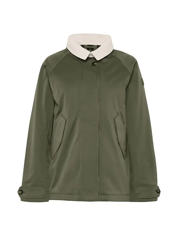 Didriksons Women's Lynn Waterproof Jacket - Deep Green Image 1