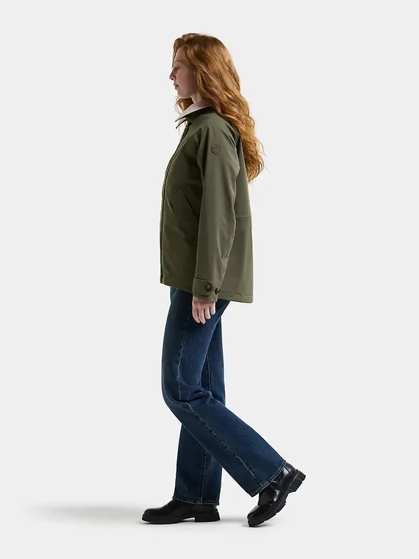 Didriksons Women's Lynn Waterproof Jacket - Deep Green Image 4
