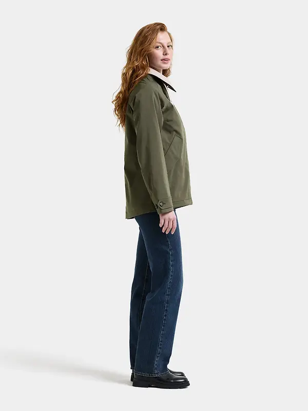 Didriksons Women's Lynn Waterproof Jacket - Deep Green Image 6