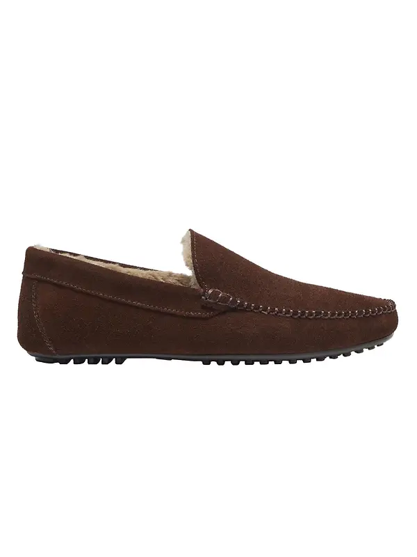 Oliver Sweeney Men's Landa Moccasin Slipper - Chocolate Image 1