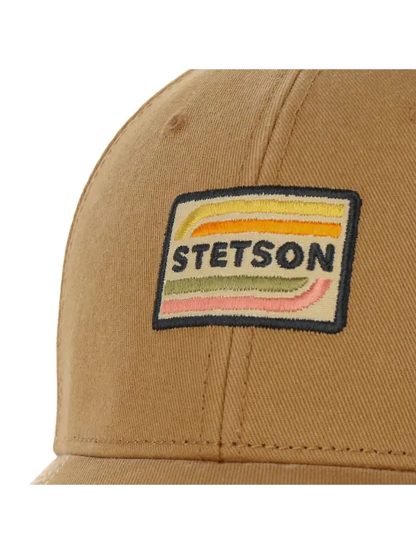 Stetson Lenloy Cotton Baseball Cap - Beige Image 4
