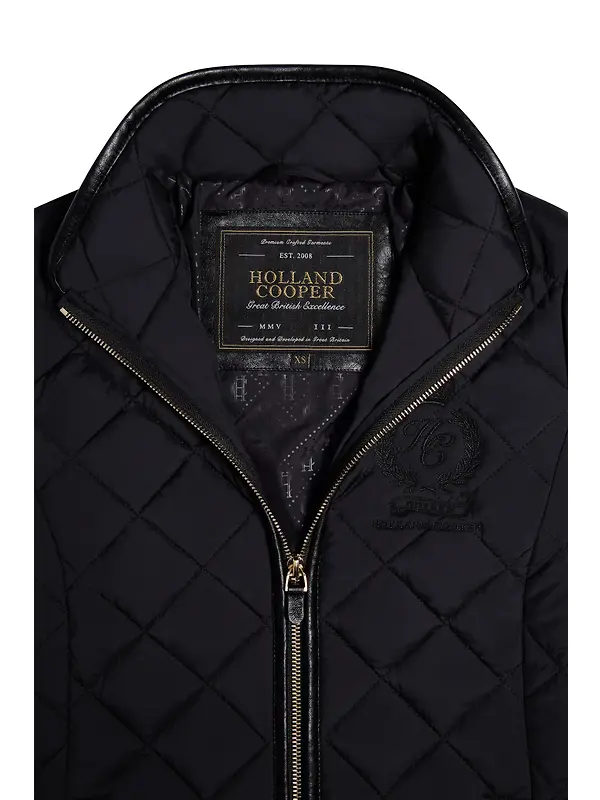 Holland Cooper Women's Lightweight Country Jacket - Black Image 8