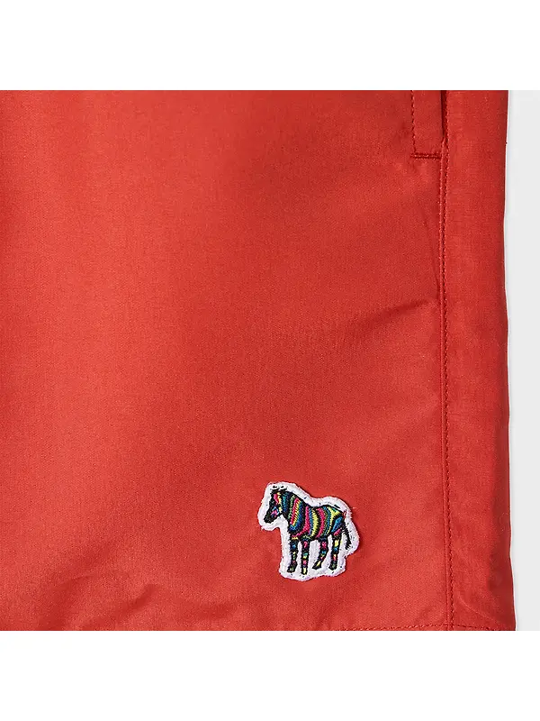 Paul Smith Men's Zebra Logo Swim Shorts - Burnt Orange Image 2
