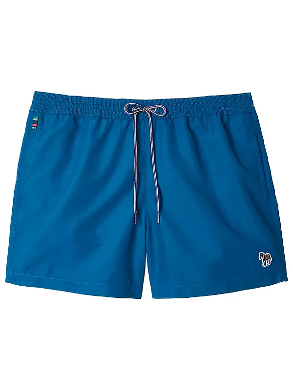 Paul Smith Men's Zebra Logo Swim Shorts - Dark Blue Image 1