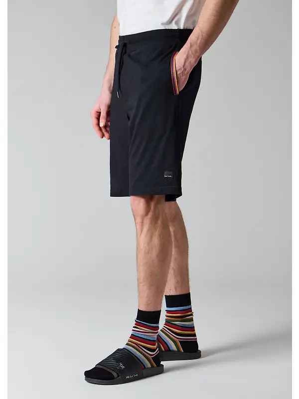Paul Smith Men's Jersey Cotton Lounge Shorts - Navy Image 5
