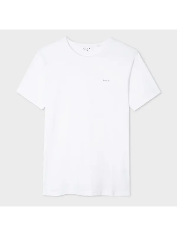 Paul Smith Men's Organic Cotton Logo 5 Pack Lounge T-Shirts - Mixed Image 7