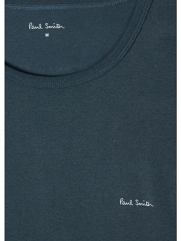 Paul Smith Men's Organic Cotton Logo 3 Pack Lounge T-Shirts - Mixed Image 3