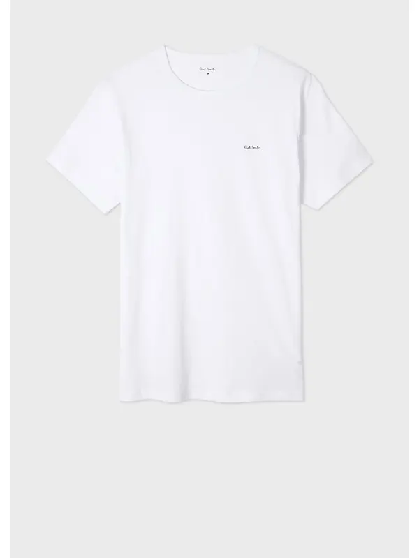 Paul Smith Men's Organic Cotton Logo 3 Pack Lounge T-Shirts - Mixed Image 4