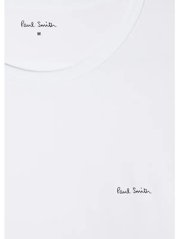 Paul Smith Men's Organic Cotton Logo 3 Pack Lounge T-Shirts - Mixed Image 5