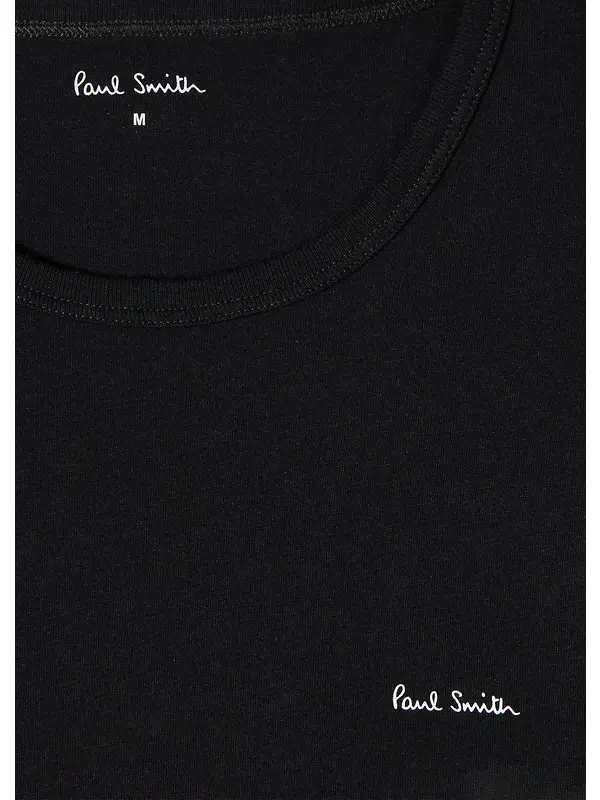 Paul Smith Men's Organic Cotton Logo 3 Pack Lounge T-Shirts - Mixed Image 7