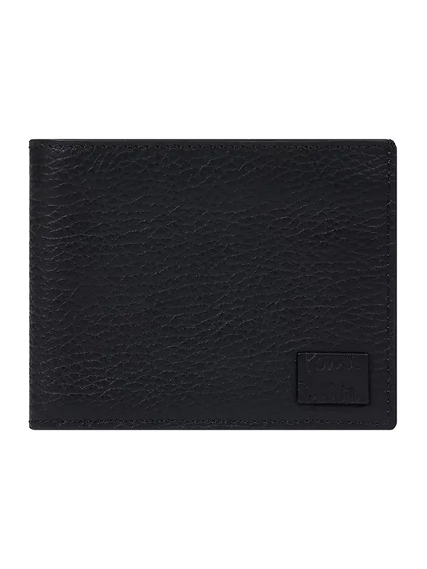 Paul Smith Men's Grained Leather Compact Billfold Wallet - Black Image 1