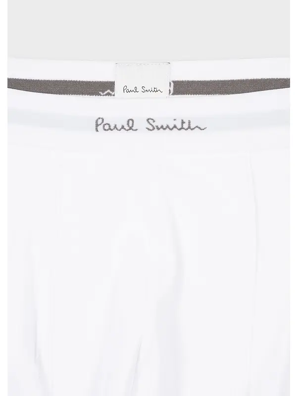 Paul Smith Men's Organic Cotton Signature Stripe 3 Pack Boxer Briefs - Multi Image 10