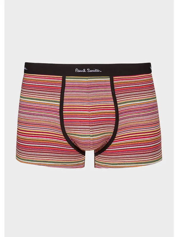 Paul Smith Men's Organic Cotton Signature Stripe 3 Pack Boxer Briefs - Multi Image 3