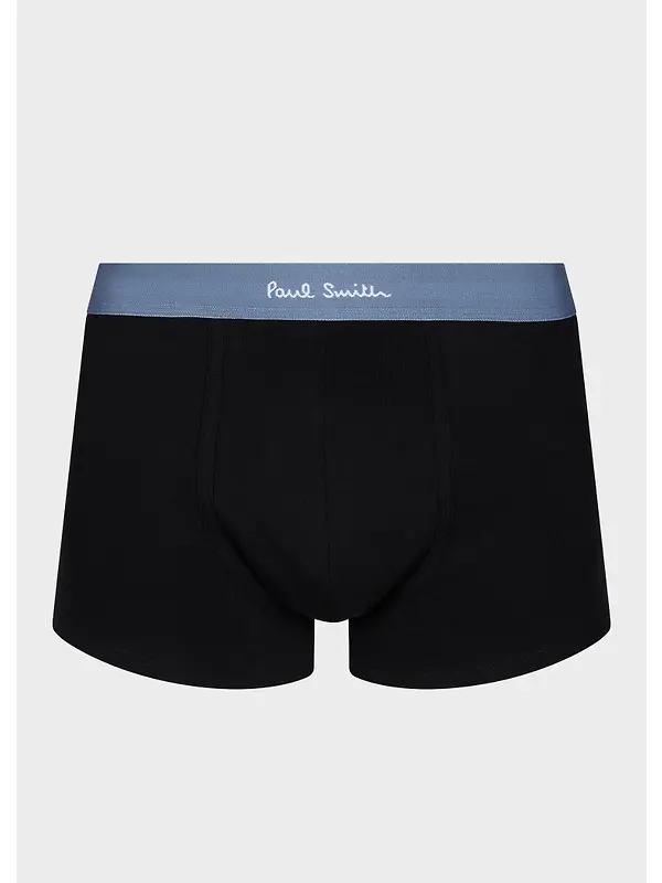 Paul Smith Men's 3 Pack Plain Mix Trunks - Black Image 4